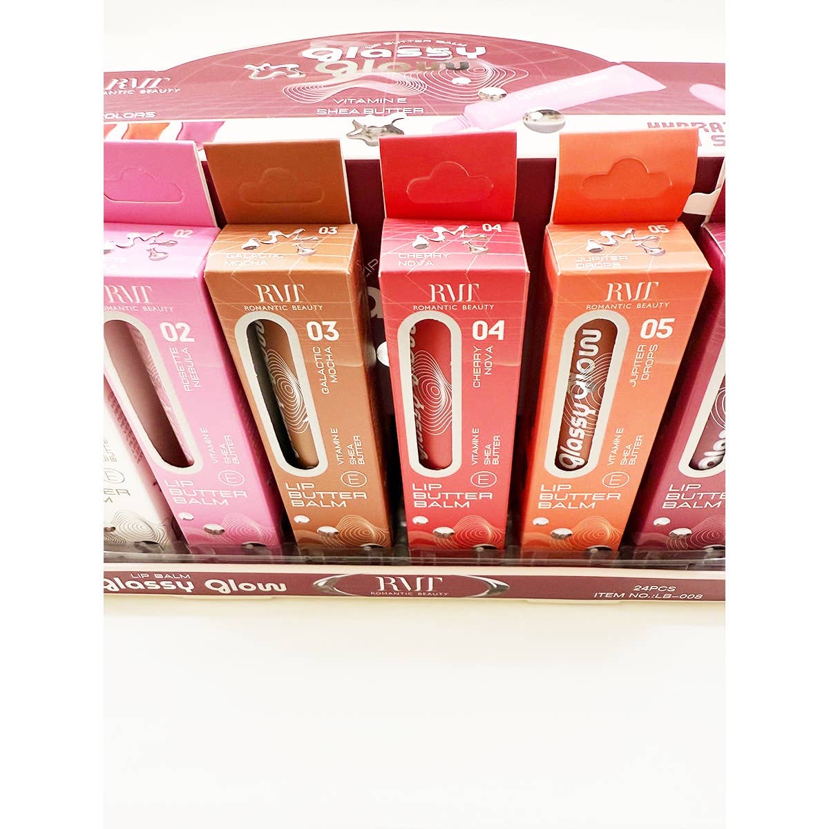 Glossy and Glowy Lip Butter Balm: MIX COLOR / ONE(24)