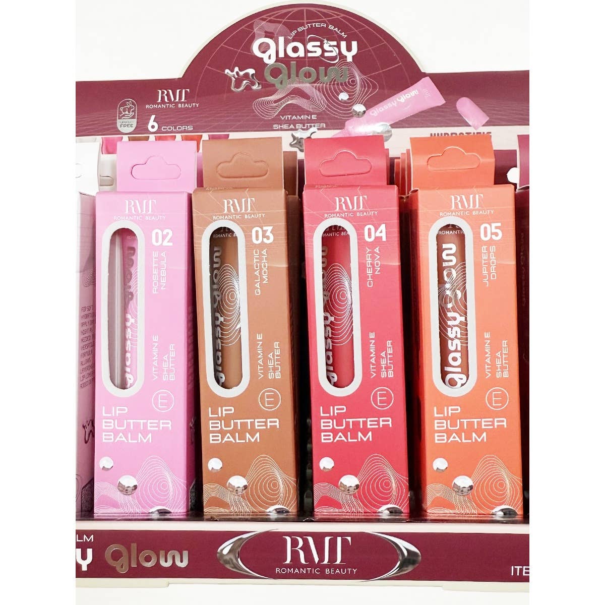 Glossy and Glowy Lip Butter Balm: MIX COLOR / ONE(24)