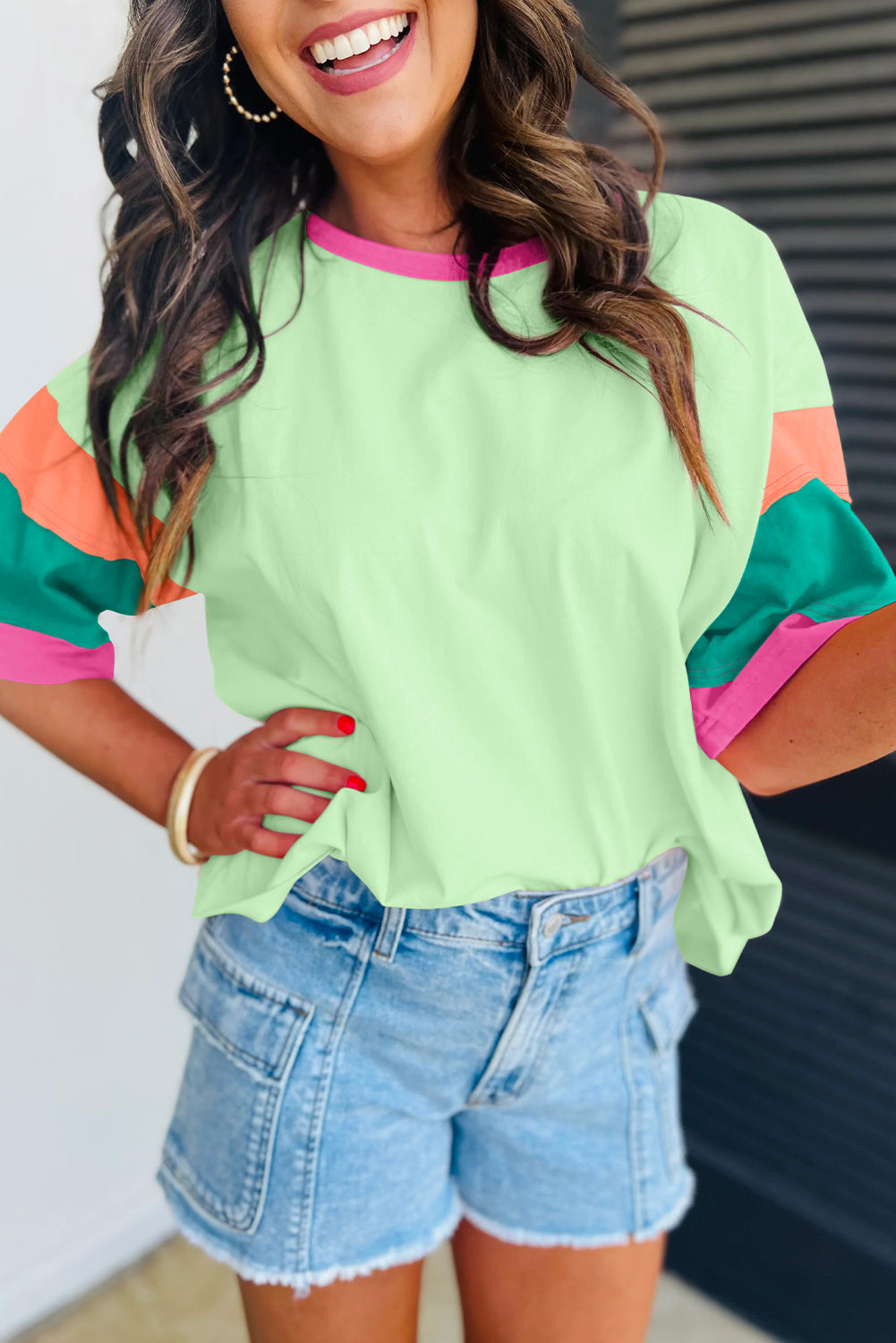 Lizzie Colorblock Top