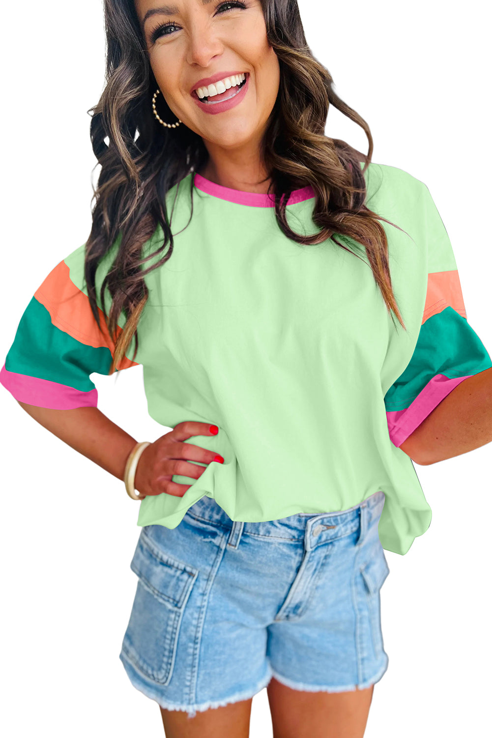 Lizzie Colorblock Top