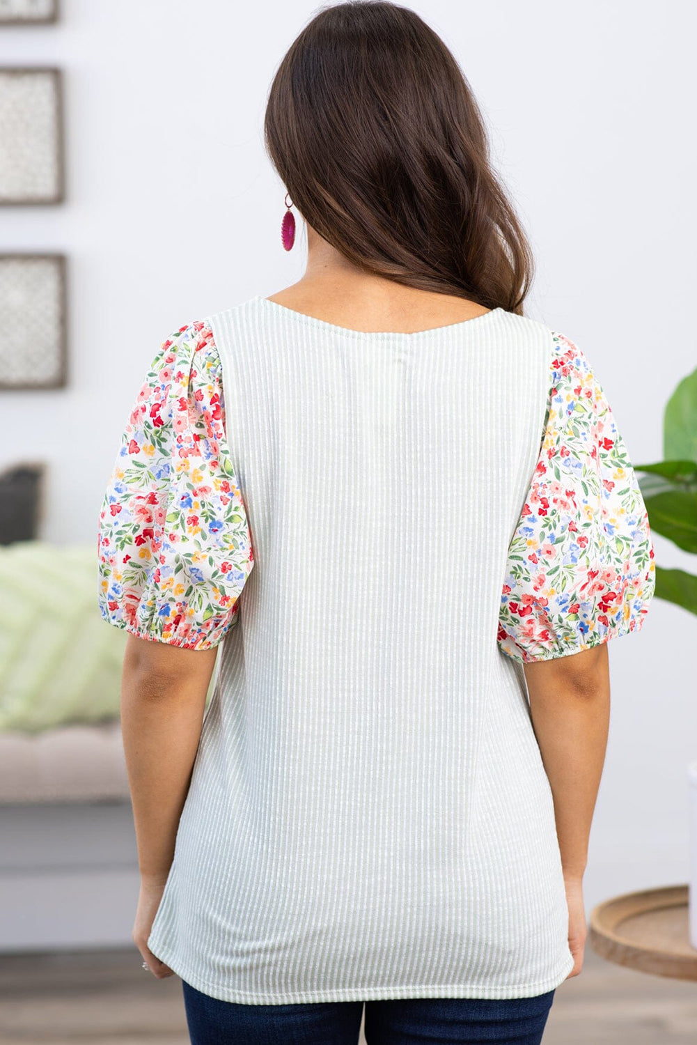 Laura Floral Sleeve Top