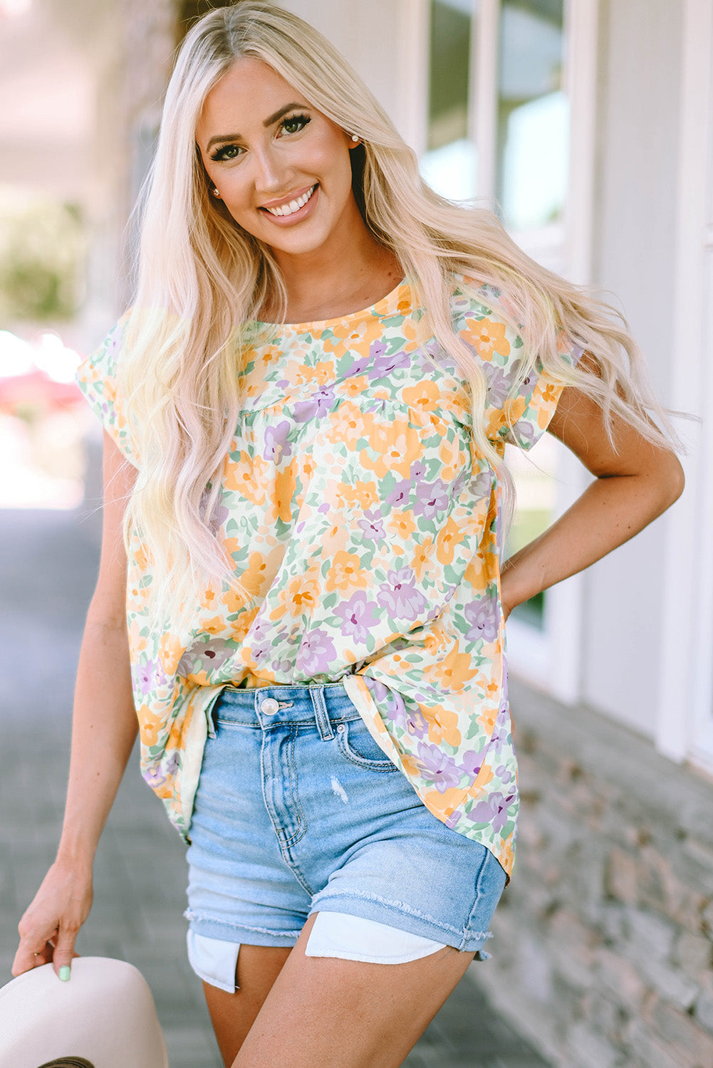 Hannah Floral Top