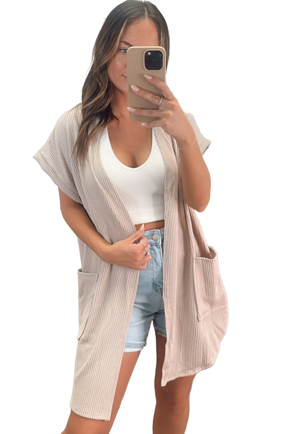 Carina Short Sleeve Cardigan