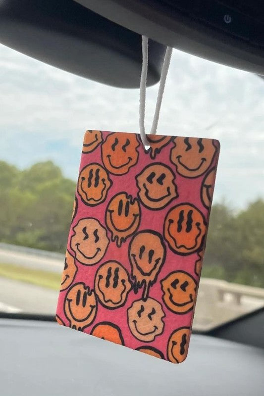 Retro Smiley Repeat Air Freshener