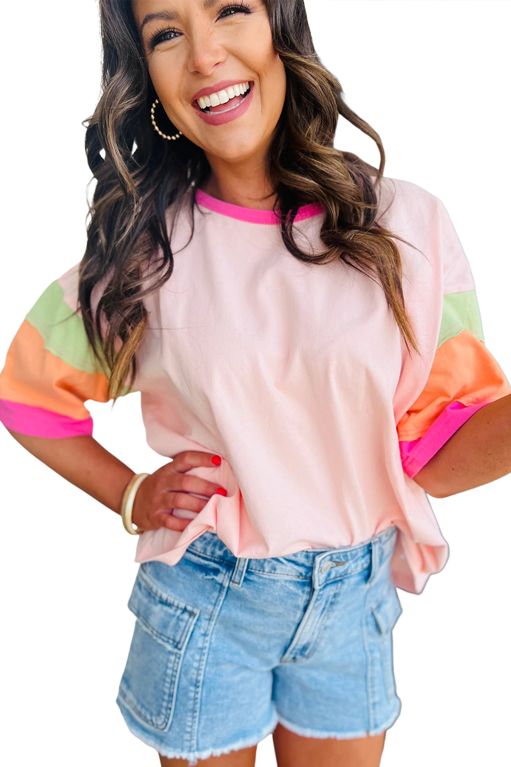 Lizzie Colorblock Top