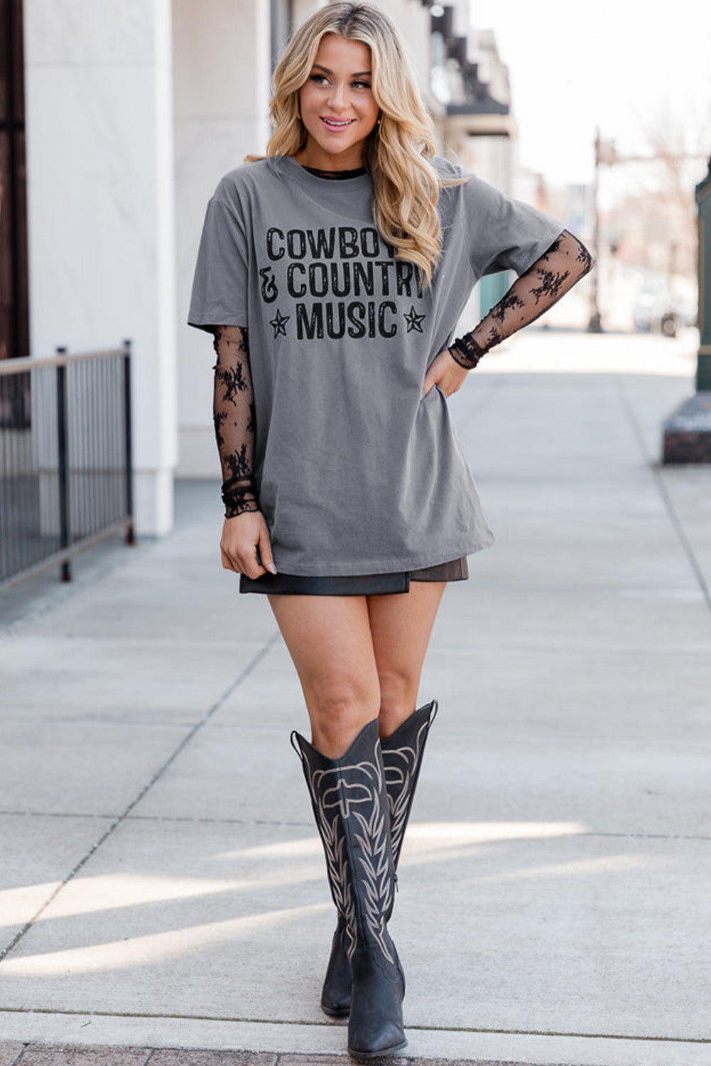 COWBOYS & COUNTRY MUSIC Graphic T Shirt