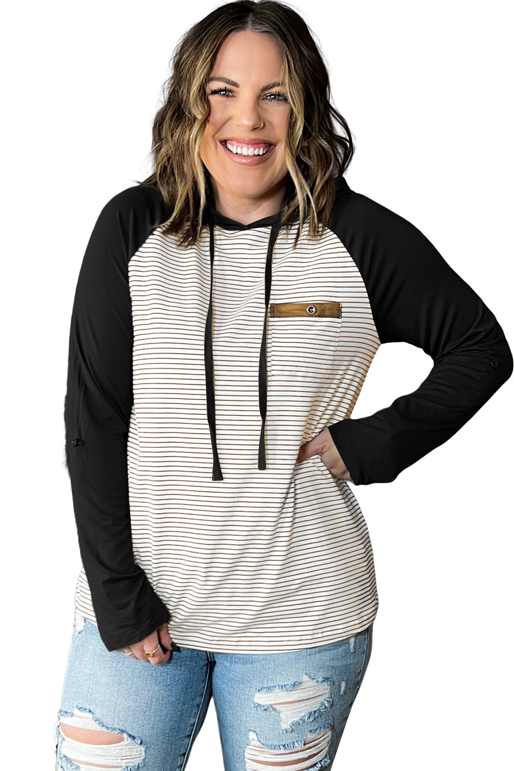 Penelope Striped Hoodie