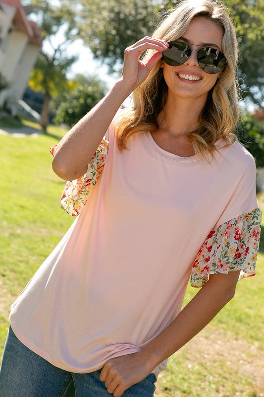 Piper Floral Sleeve Top