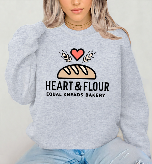 Heart & Flour Crewneck Sweatshirts
