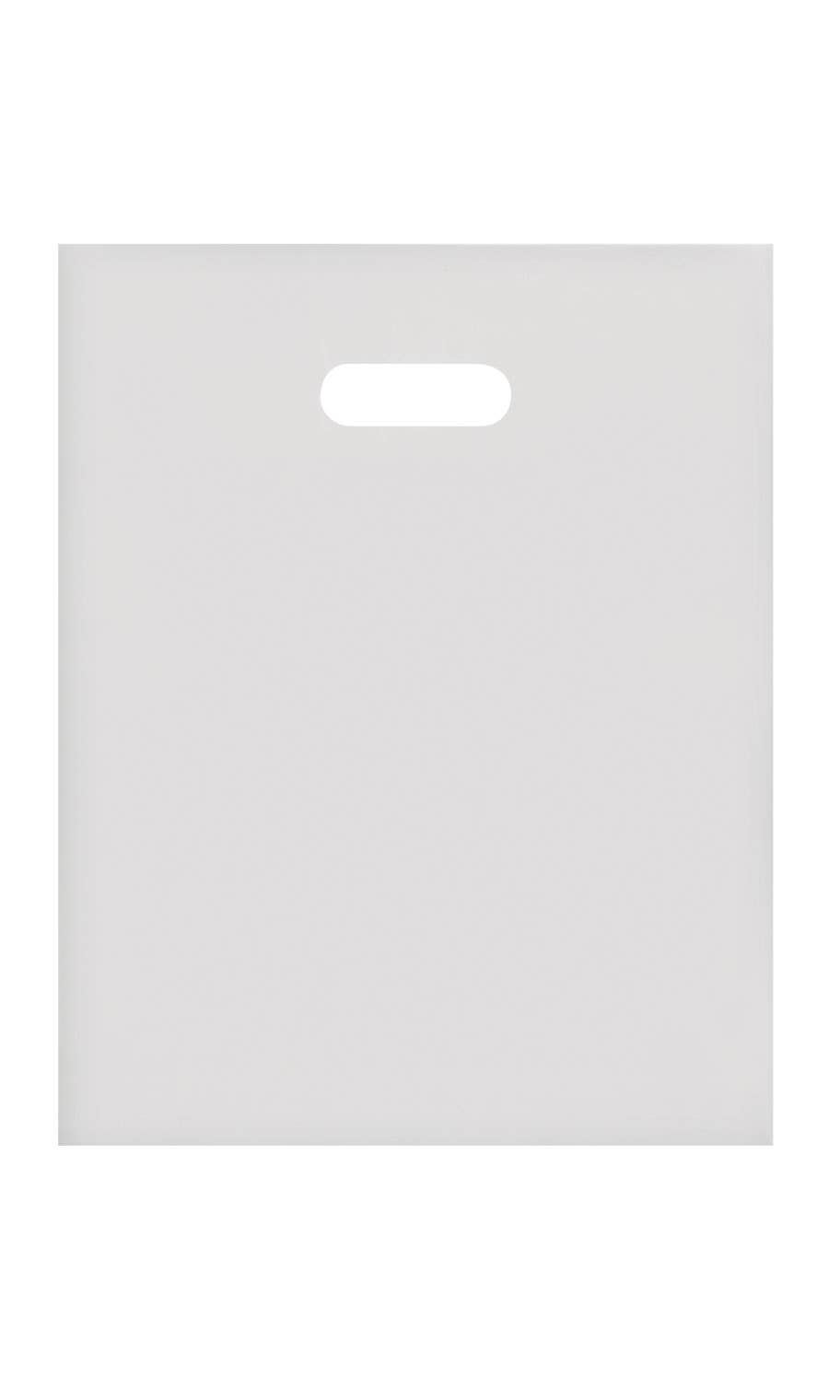 Frosted Retail Merchandise Bags: Pink / Case of 250 / Small