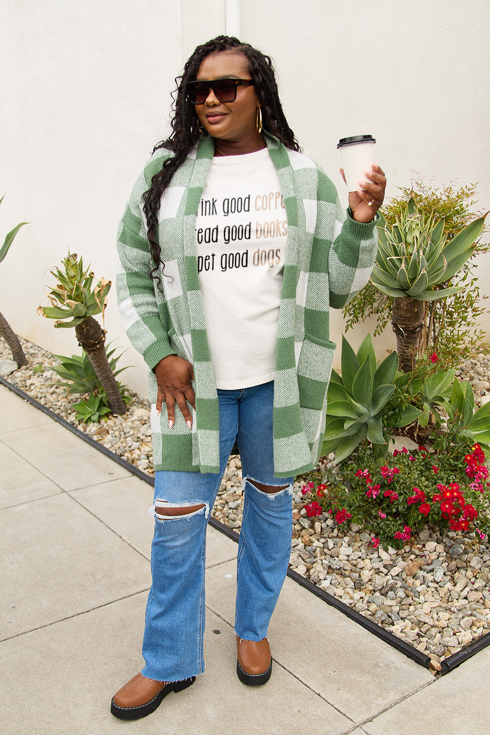 Good Coffee, Books, Dogs Tee