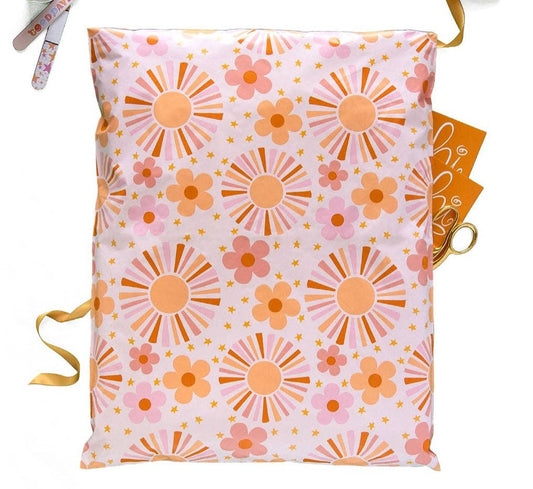 19x24 retro sun poly mailers qty 25