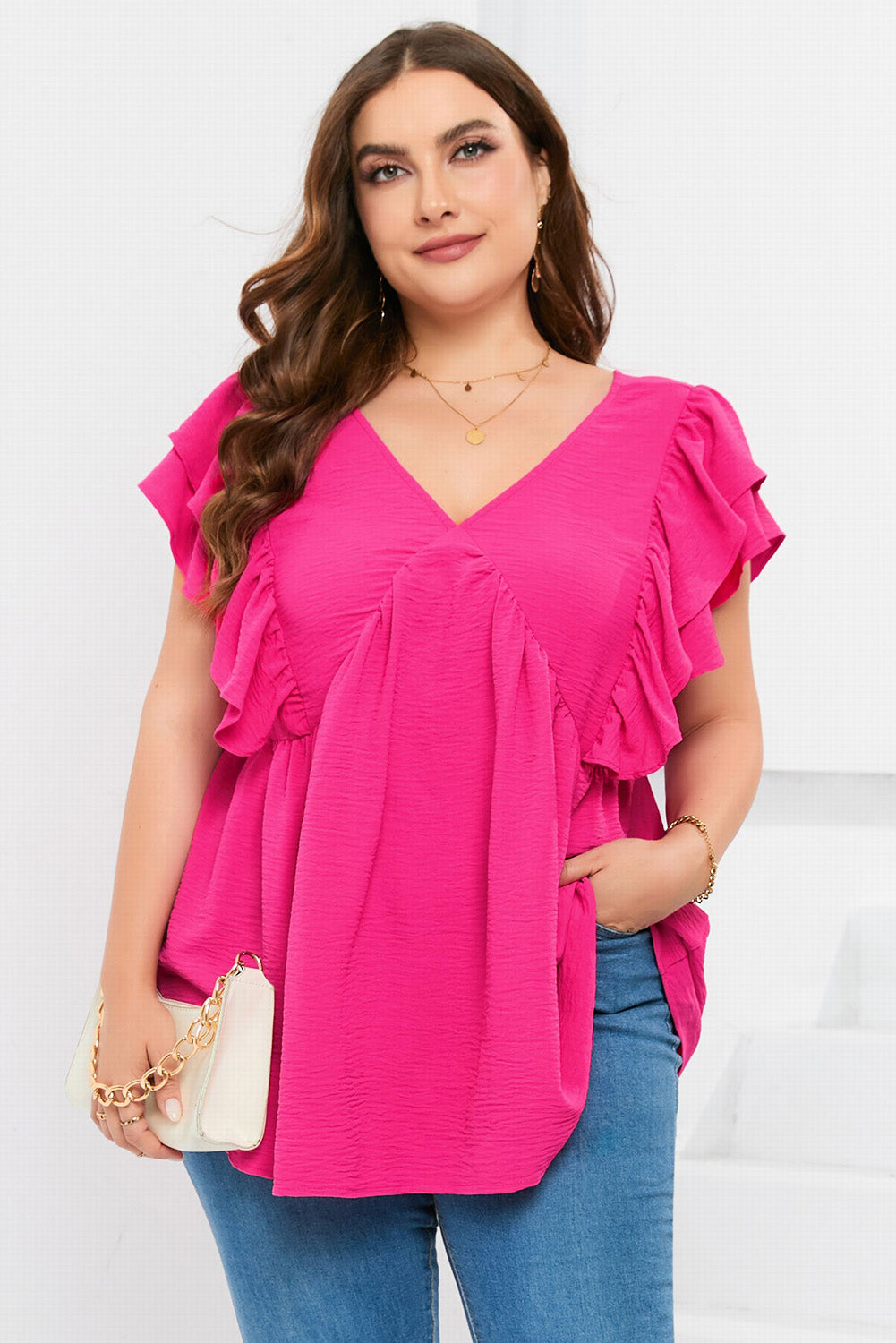 Veronica Vneck Top