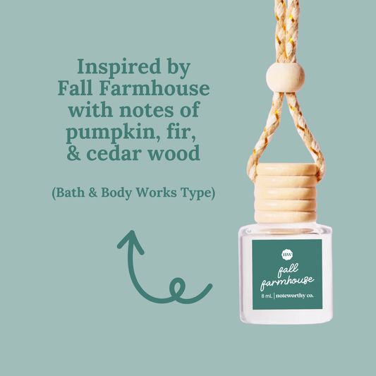 Car Diffusers | ***NEW Fall + Halloween Scents: Individual Mylar Bag / Fall Farmhouse