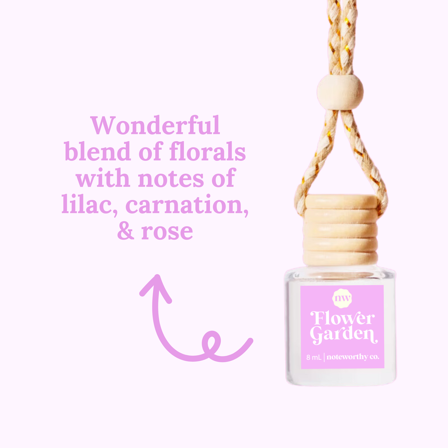 Car Diffusers | Core Scents: Individual Mylar Bag / Cotton & Iris