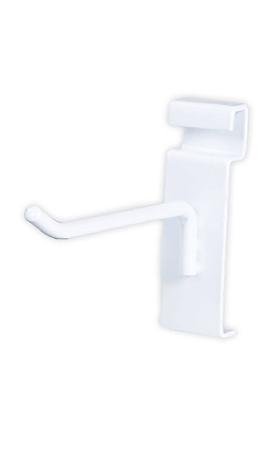 Peg Hooks for Wire Grid: White / 8"