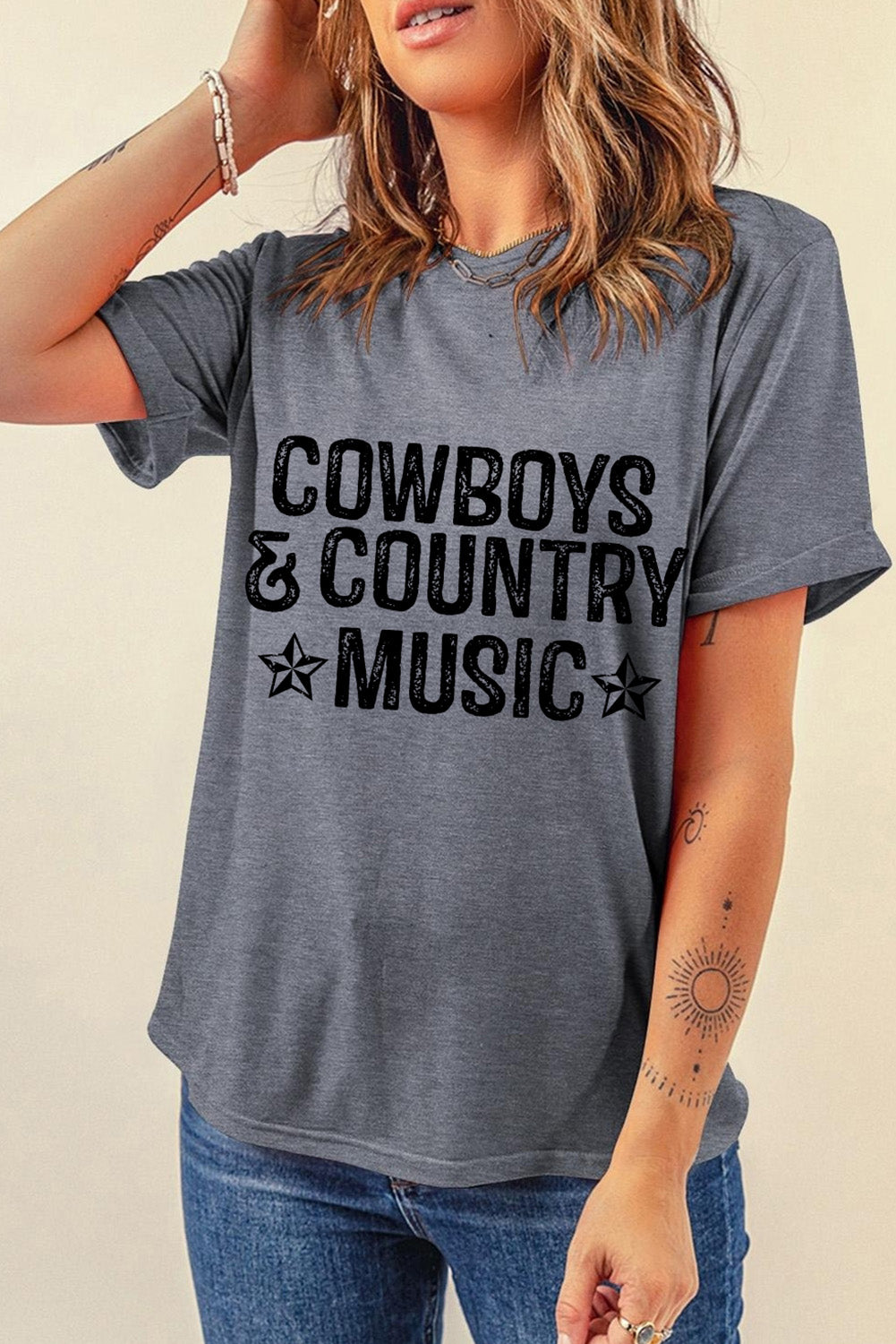 COWBOYS & COUNTRY MUSIC Graphic T Shirt