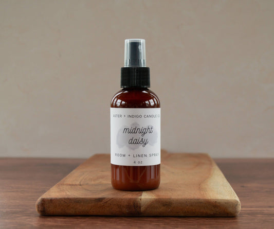 Midnight Daisy | Summer Room + Linen Spray| 4oz