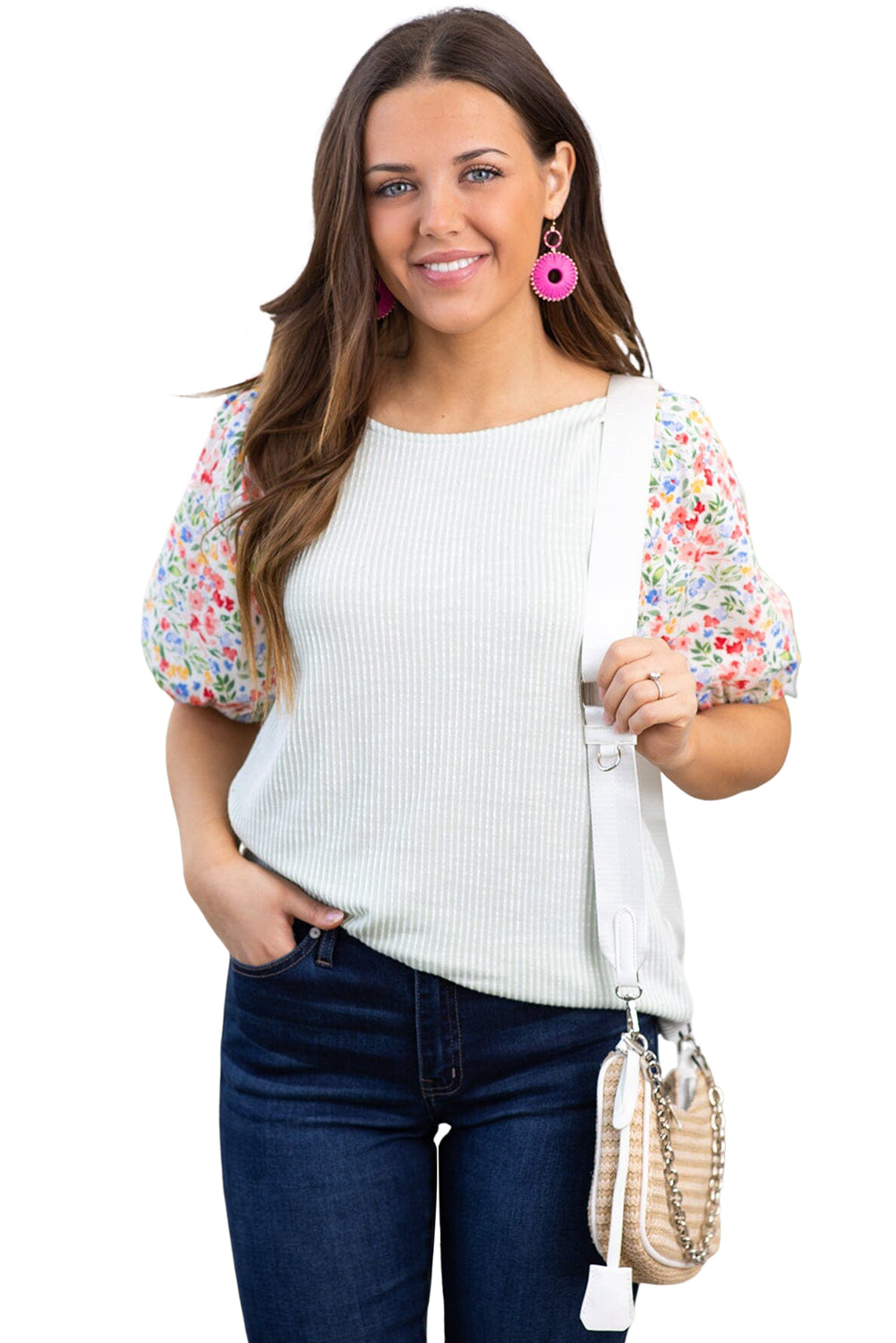 Laura Floral Sleeve Top