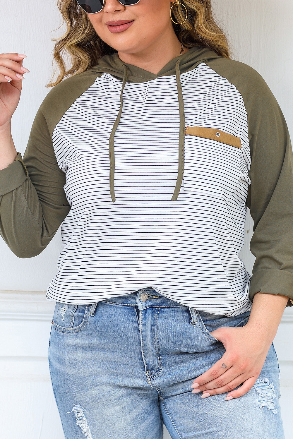 Penelope Striped Hoodie