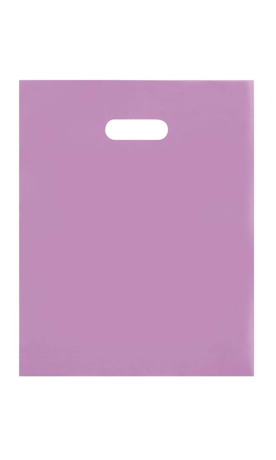 Frosted Retail Merchandise Bags: Pink / Case of 250 / Small