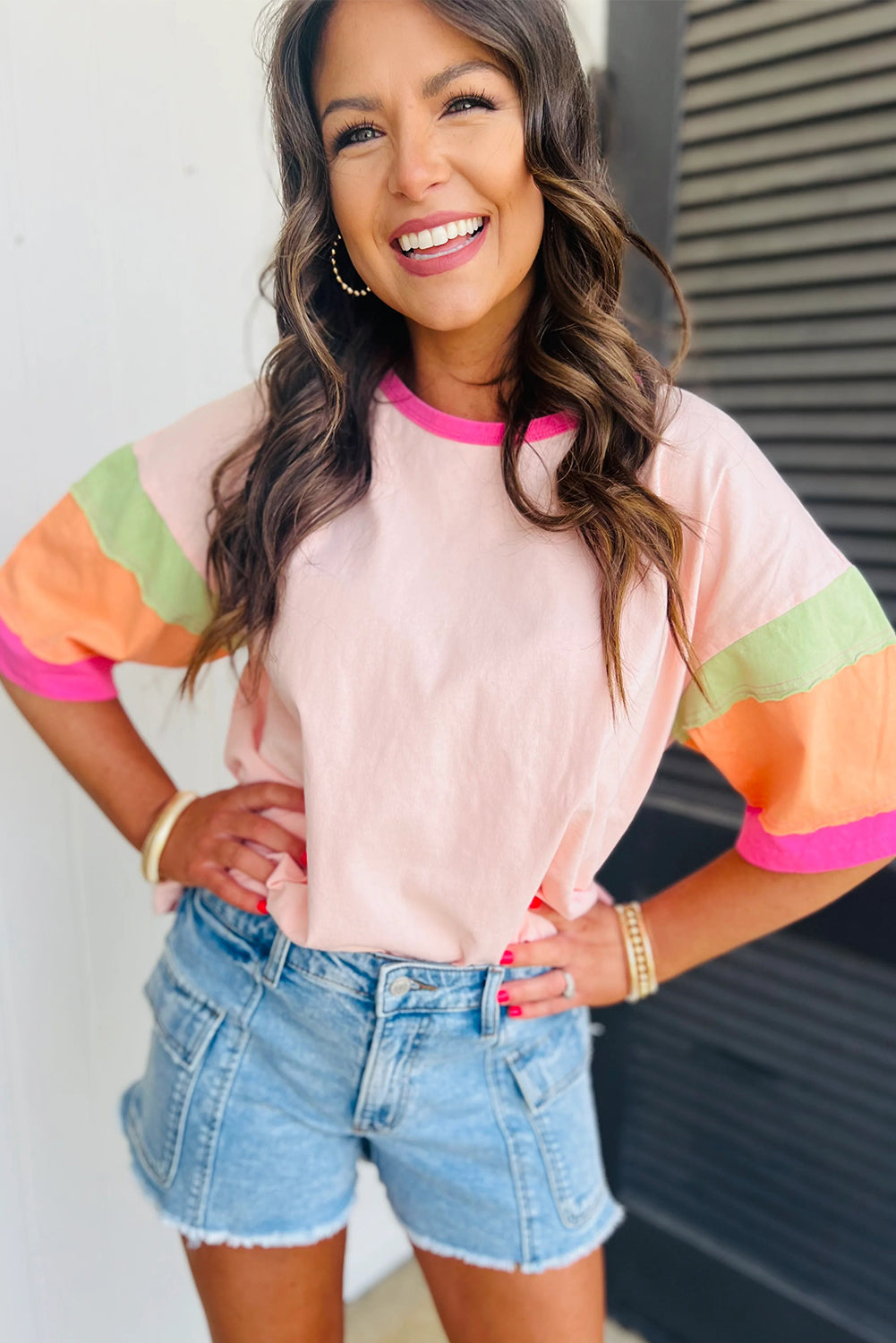 Lizzie Colorblock Top