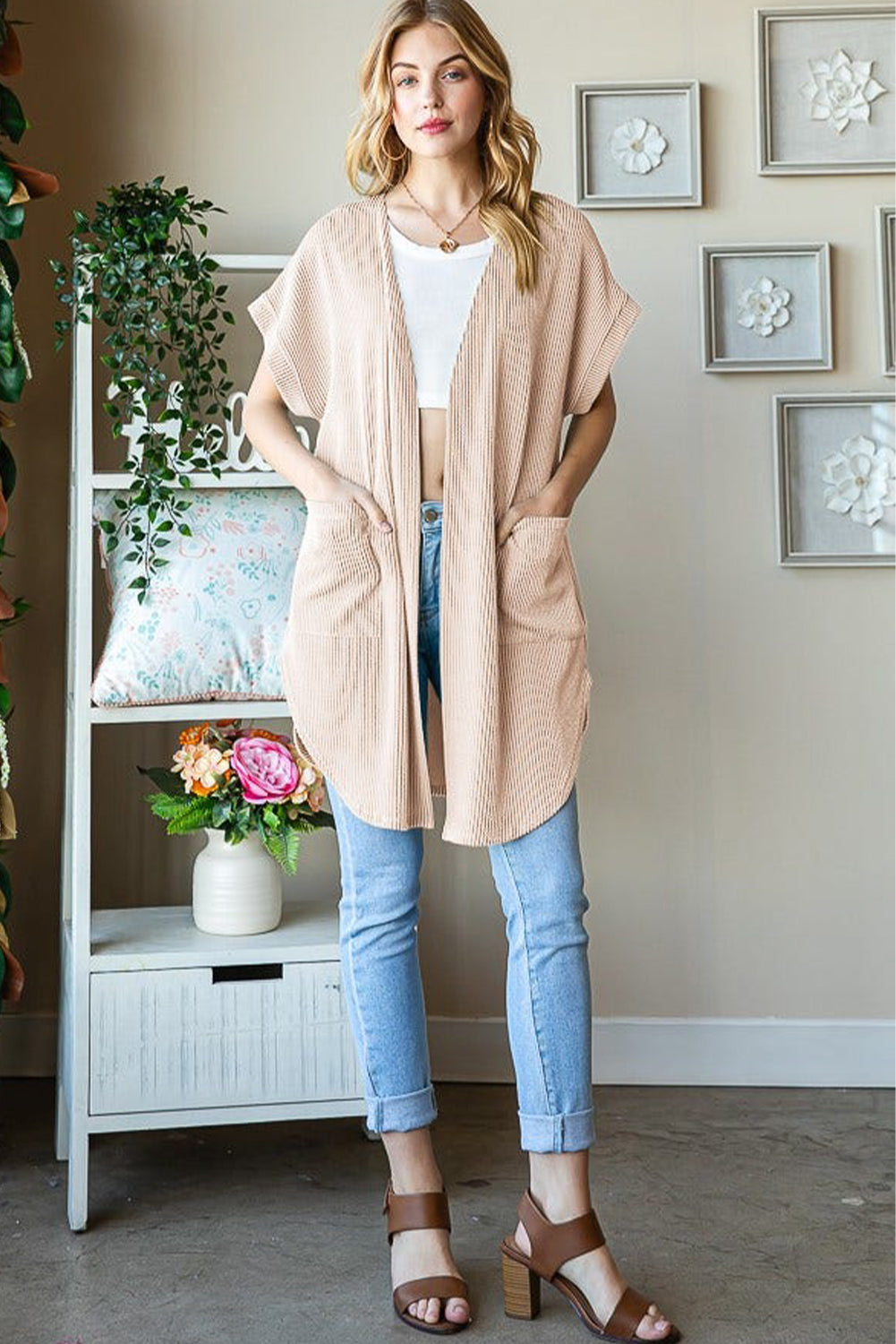 Carina Short Sleeve Cardigan