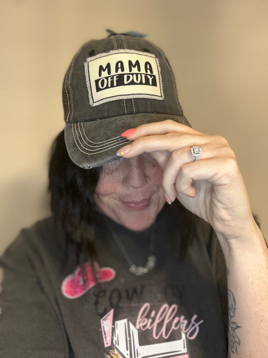 Mama Off Duty Baseball Cap