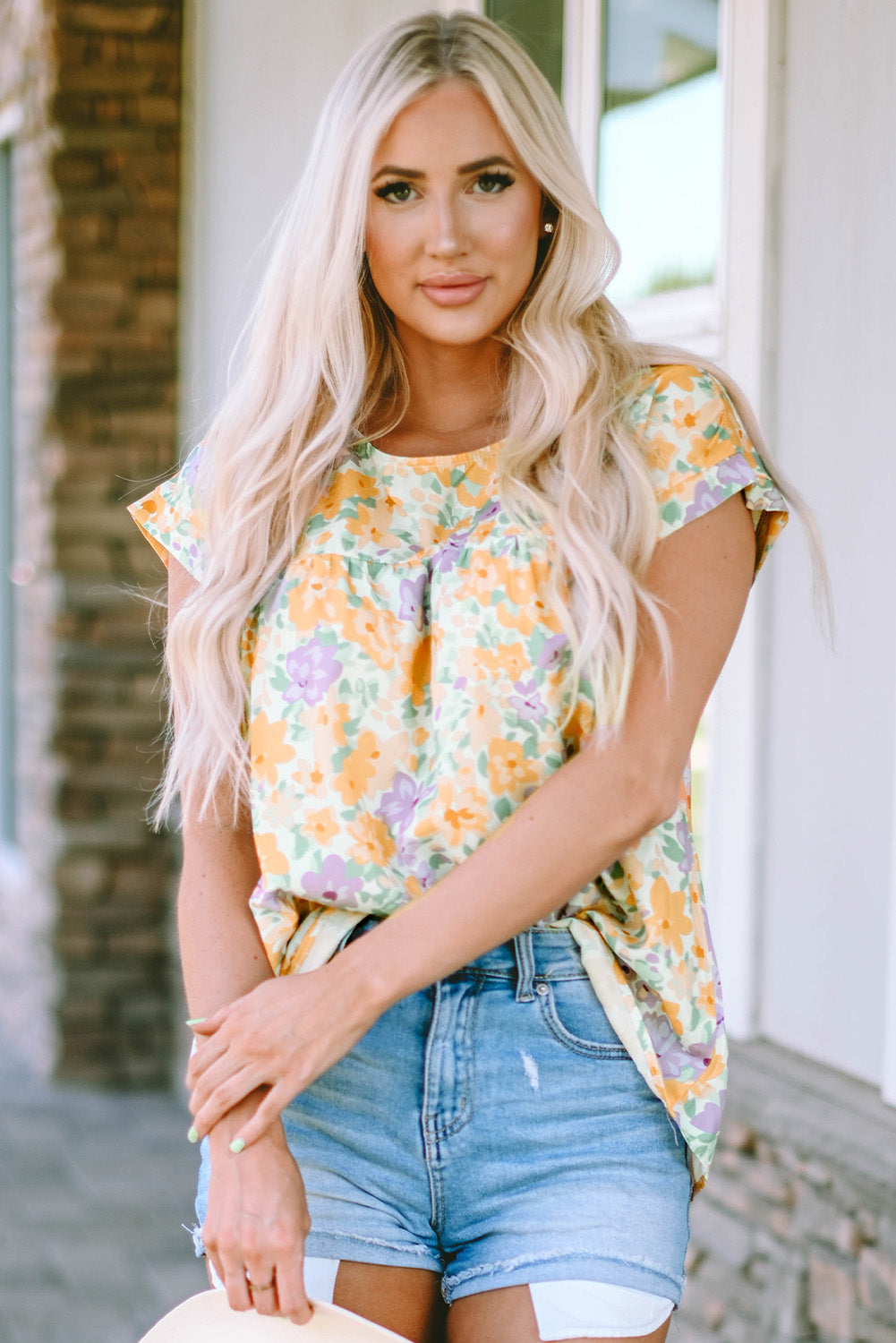 Hannah Floral Top