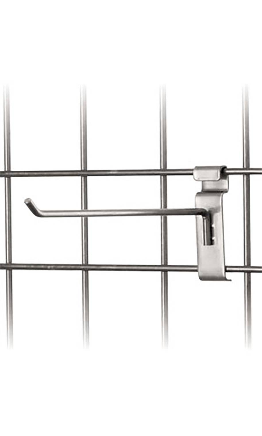 Peg Hooks for Wire Grid: White / 8"