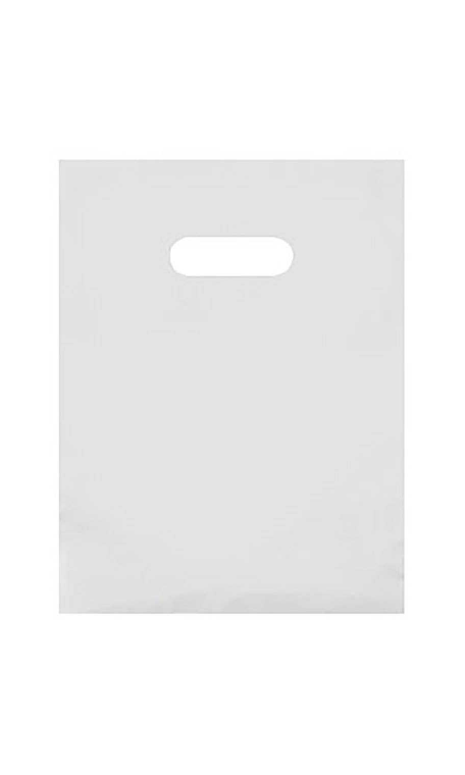 Frosted Retail Merchandise Bags: Pink / Case of 250 / Small