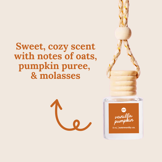Car Diffusers | ***NEW Fall + Halloween Scents: Individual Mylar Bag / Vanilla Pumpkin