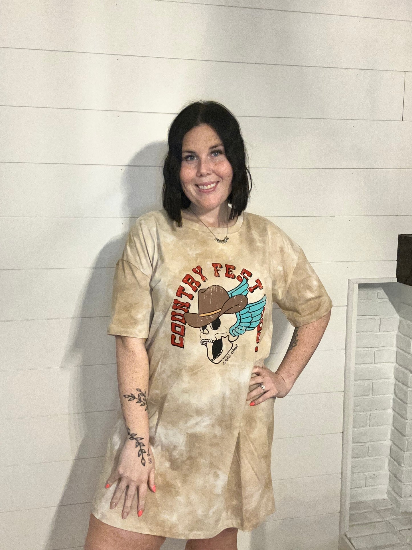 Country Fest Tshirt Dress