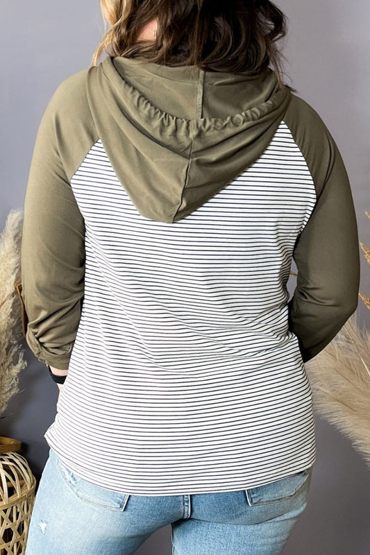 Angelina Striped Hoodie