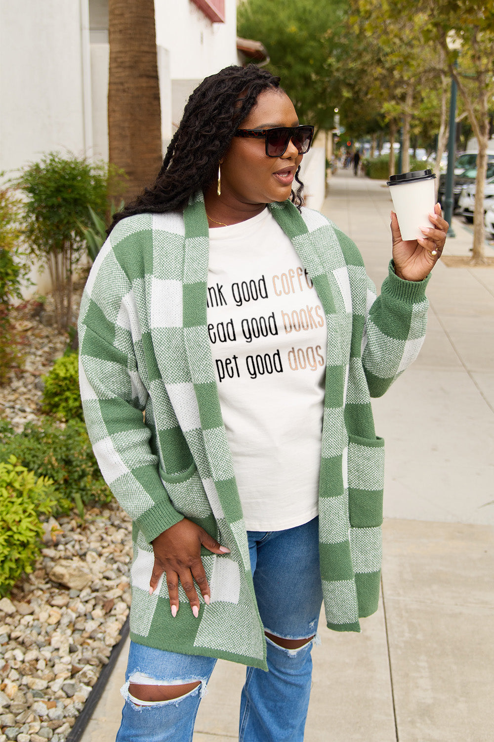 Good Coffee, Books, Dogs Tee