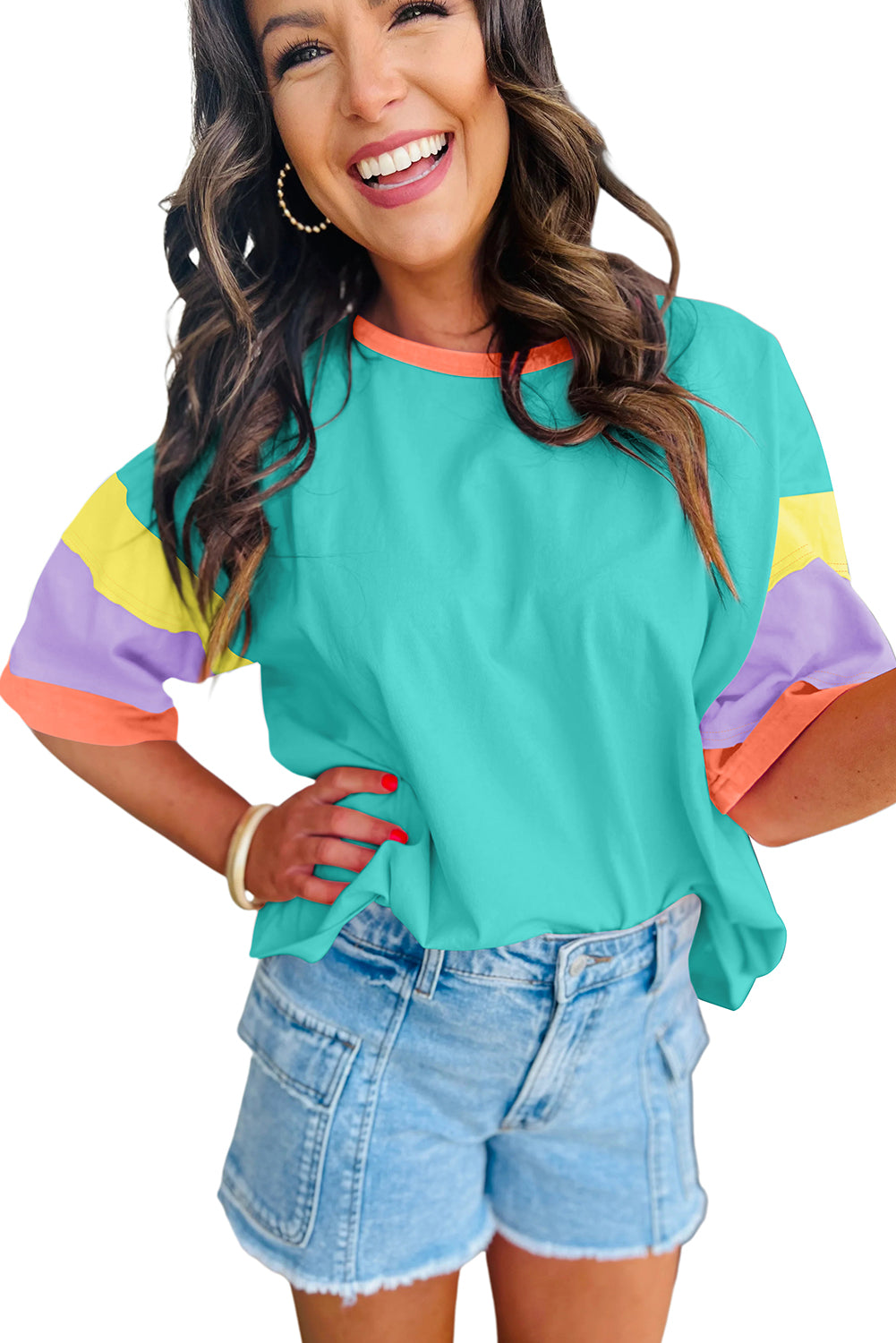 Lizzie Colorblock Top