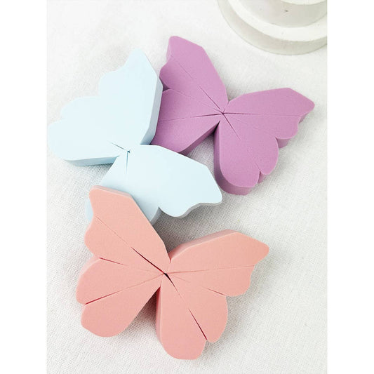 Large Butterfly Design Blending Sponge: MIX COLOR / ONE(12)