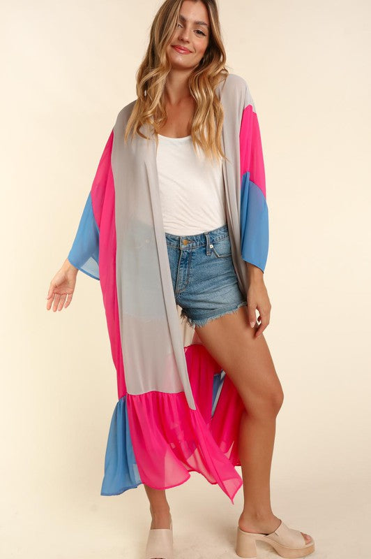 Jayden Colorblock Kimono