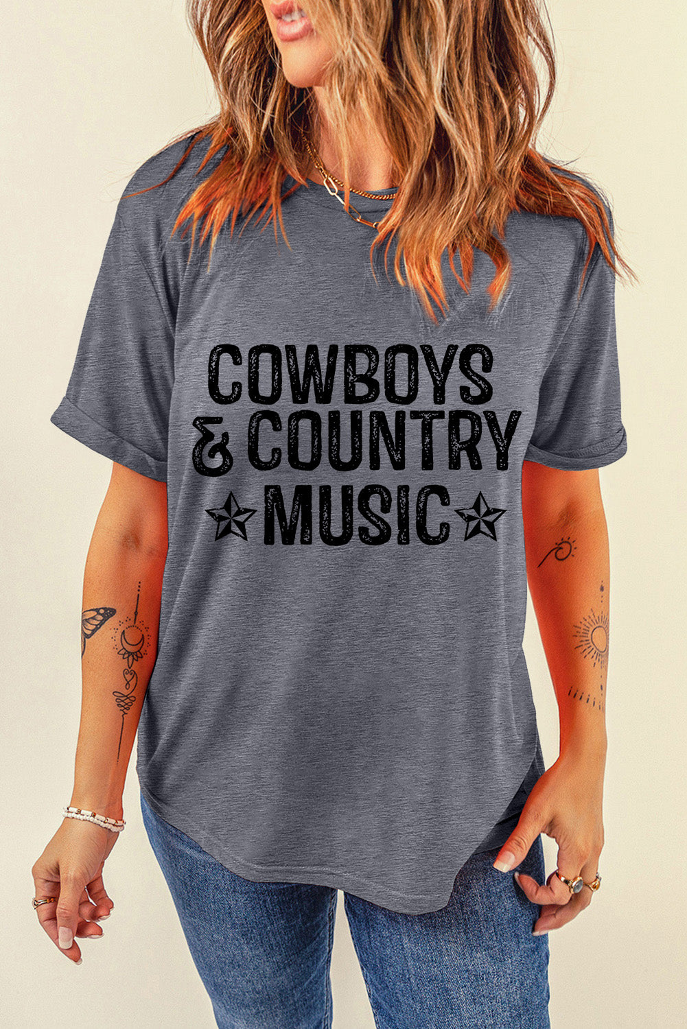 COWBOYS & COUNTRY MUSIC Graphic T Shirt