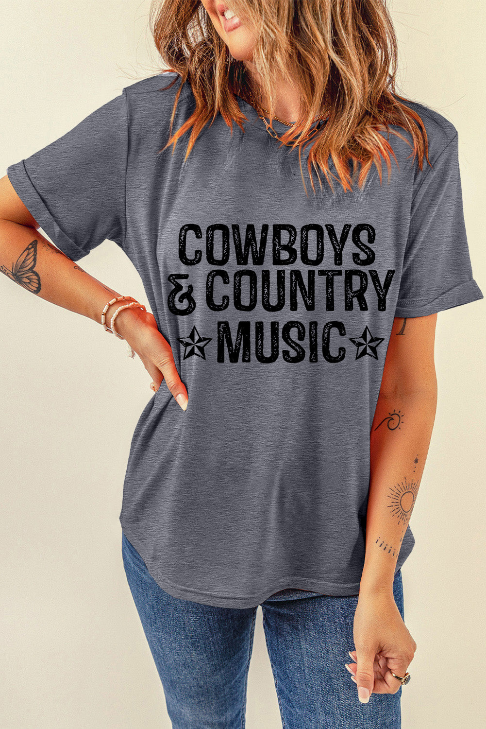 COWBOYS & COUNTRY MUSIC Graphic T Shirt