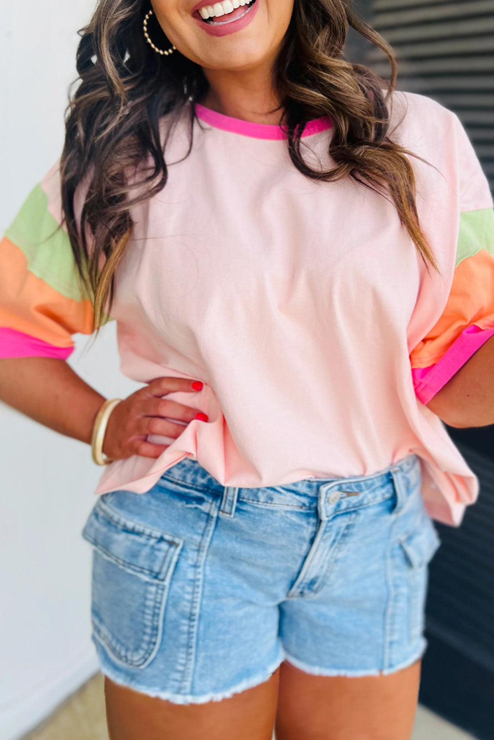 Lizzie Colorblock Top