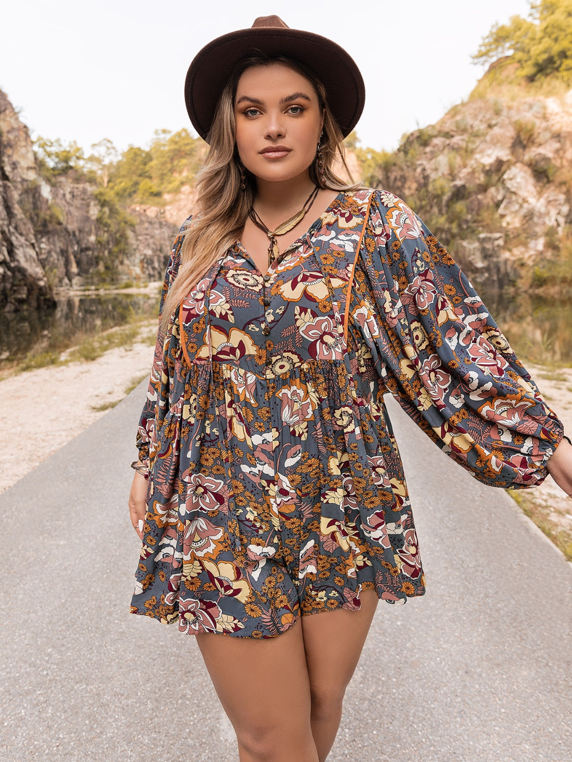 Raelyn Long Sleeve Romper