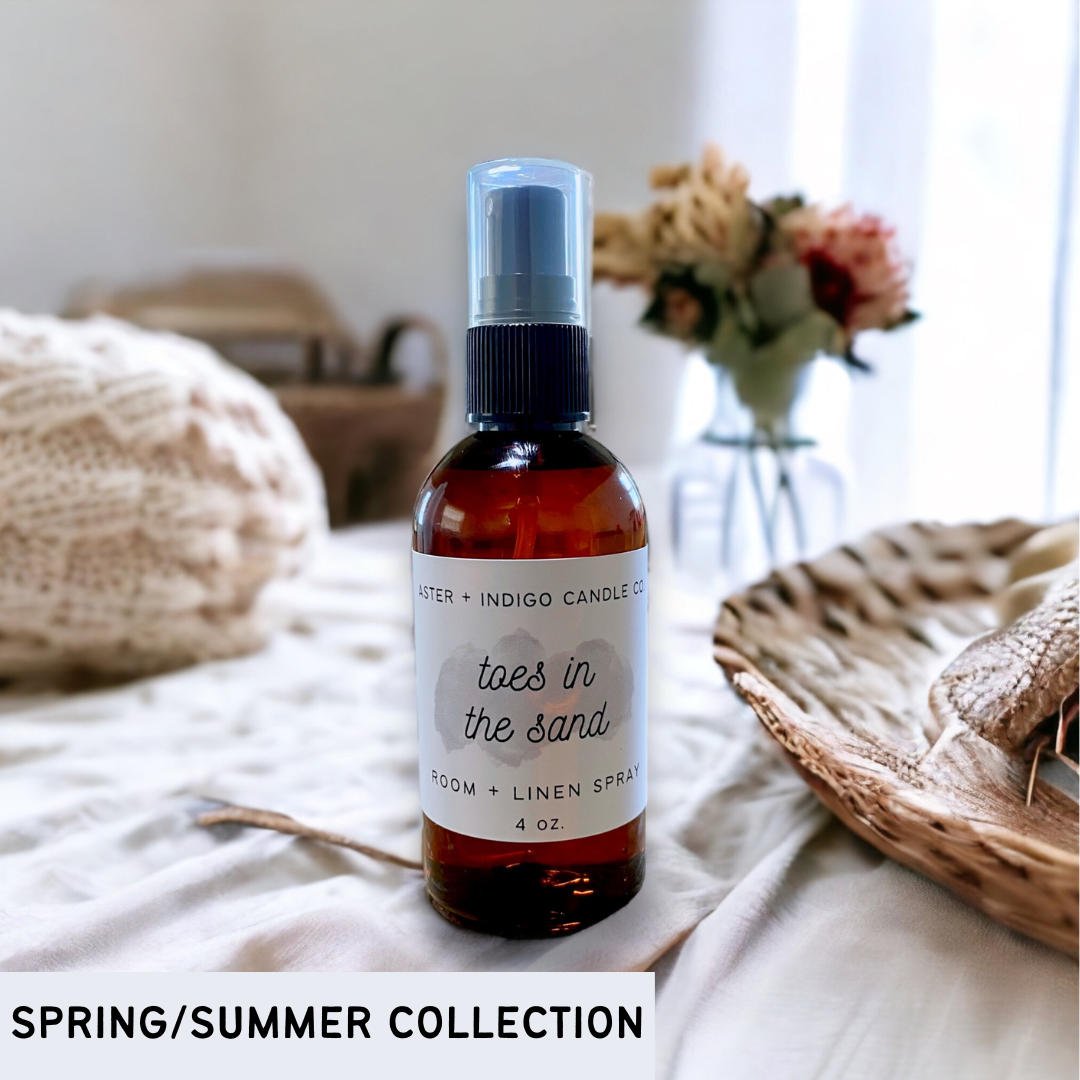Toes in the Sand | Summer Room + Linen Spray | 4oz