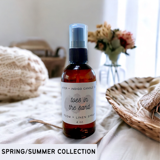 Toes in the Sand | Summer Room + Linen Spray | 4oz