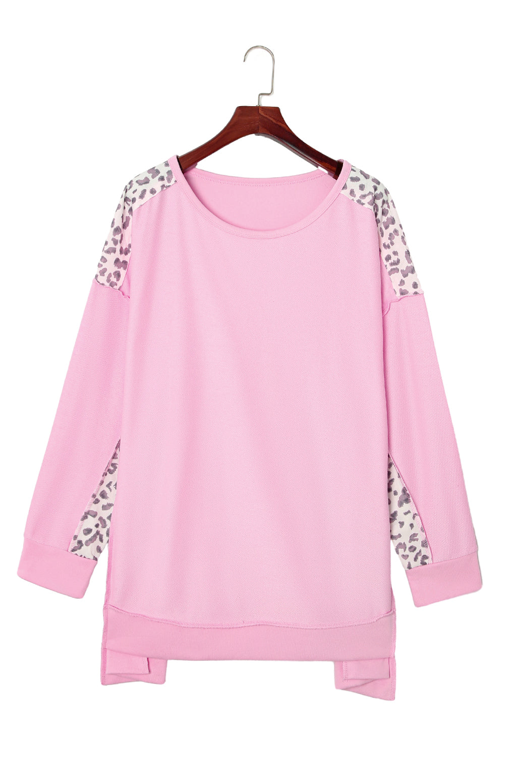 Morgan Pink & Leopard Crewneck