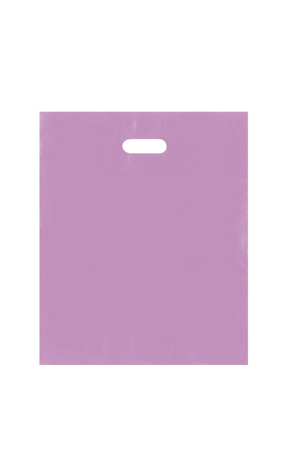Frosted Retail Merchandise Bags: Pink / Case of 250 / Small