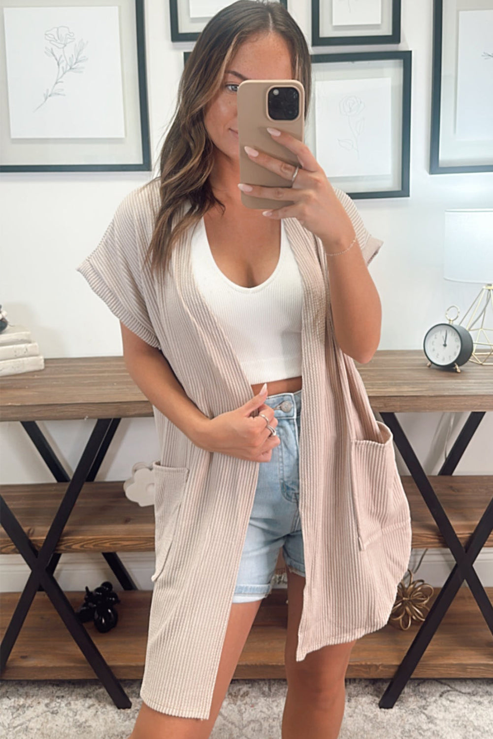 Carina Short Sleeve Cardigan