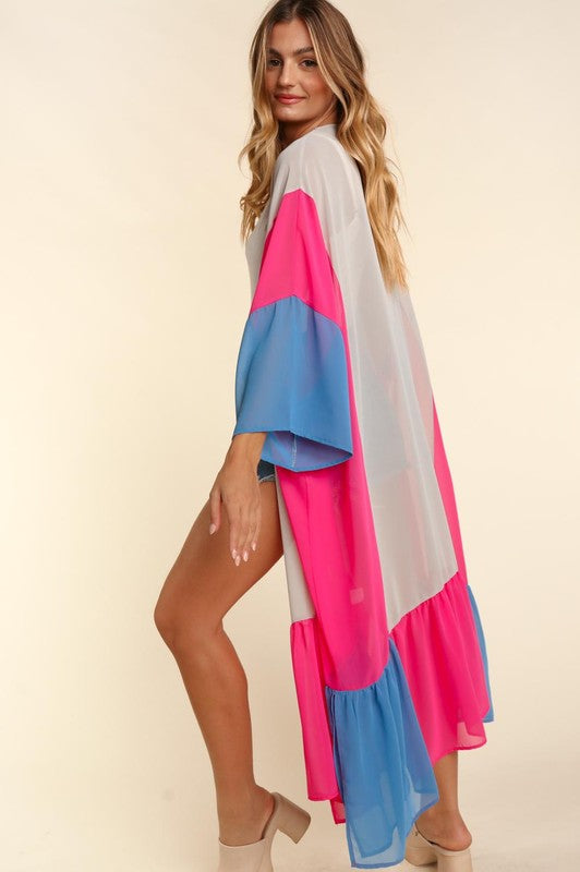 Jayden Colorblock Kimono